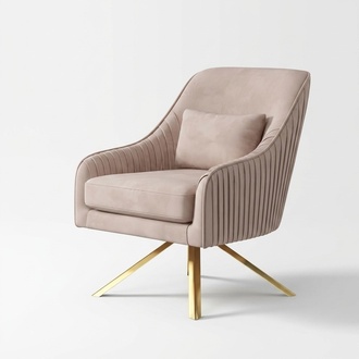 Design Armchair Metal Lounge Group 4x Set New Chairs Relax Set Club Chair