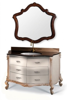 Design bath bathroom furniture 2 pieces. Set set of cabinet washbasin lighting