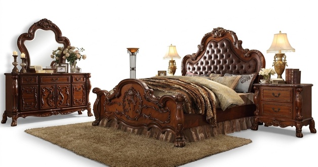 Design bedroom 5 piece bedroom complete set bed bedside table chest of drawers new