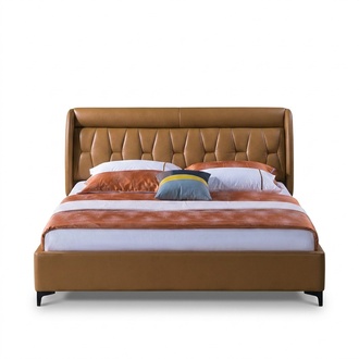 Design bedroom bed luxury beds wood double marriage upholstered furniture 180x200cm