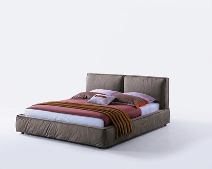 Design bedroom bed luxury beds wood double marriage upholstered furniture 180x200cm.