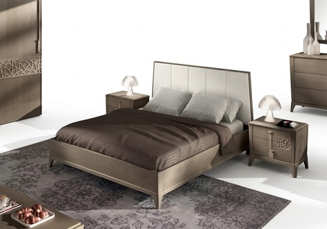 Design Bedroom Sets Bed 2x Bedside Tables Classic Luxury Furniture