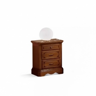 Design Bedside Table Furniture Brown Wood Bedroom Side Table New