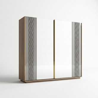Design Closet Bedroom Luxury Wooden Wardrobe Modern Furniture