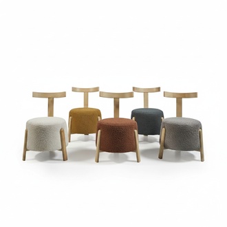 Design Chair Chairs Luxury Set Textile Upholstery Group 5x Set Relax Club