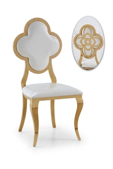 Design Chair Fabric Chairs Stainless Steel Upholstery Luxury Dining Room Furniture New