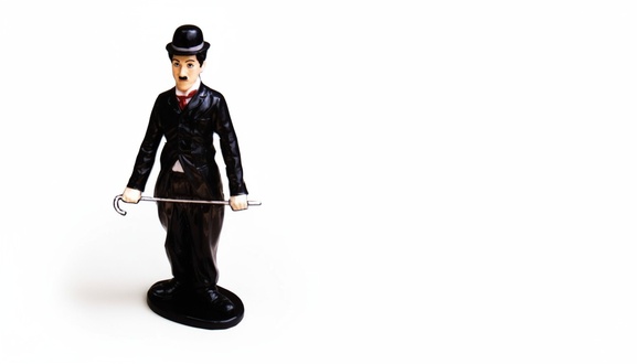 Design Chaplin Figure Statue Sculpture Figures Sculptures Decoration 5340 New