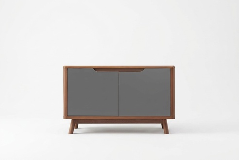 Design Dresser Side Lowboard Cabinet Shelf Luxury Illuminated Living Room