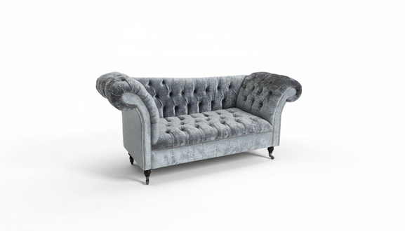 Design Chesterfield Fabric Couch Chaise Lounge Upholstery New Chaise Longues Sofas