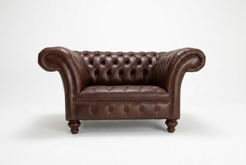 Design Chesterfield Couch Armchair 1.5 Seater Upholstery Sofas Lounge Club New