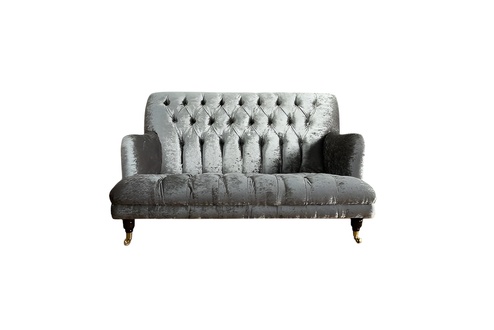 Design Chesterfield fabric couch sofa 2 seater upholstery sofas new textile fabric new