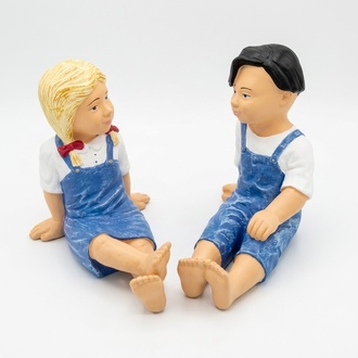 Design children\'s figure statue sculpture figures sculptures decoration decoration new