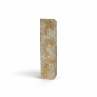Decorative rectangular flower/floor stand in antique marble column style 75 cm height 100 cm height, model - 1097 XXL