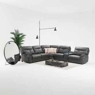Design Corner Sofa L-Shaped Sofa Couch Luxury Upholstery Furniture Modern Corner Set