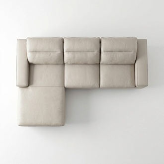 Design corner sofa L shape couch upholstery leather sofas luxury living room sofa PRIANERA