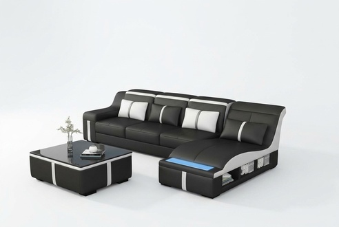 Design Corner Sofa Sofa Upholstery Corner Set Living Area Leather Modern
