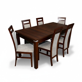 design dining set dining table set dining room table wood 6x chairs chair New