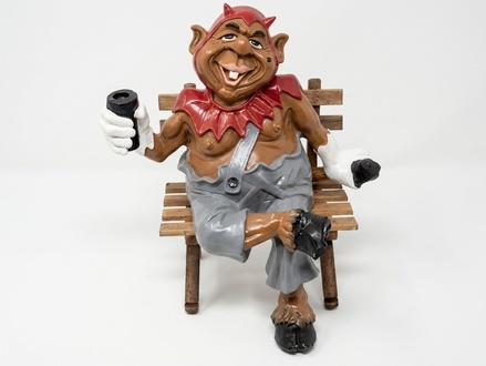 Design devil figure statue sculpture figures sculptures decoration decoration New 53cm