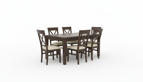 Design dining room set of chairs dining sets tables wood table + 6 chairs