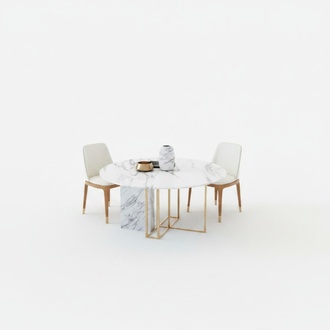 Design dining table wood with stainless steel elements tables dining furniture round metal
