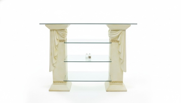 Design Display Case Shelf Glass Column Cabinet Showcases Shelves Cupboard Medusa Sideboard