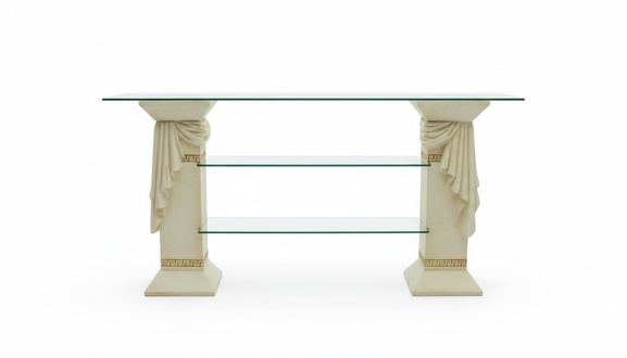 Design Display Case Shelf Glass Column Cabinet Showcases Shelves Cupboard Living Room 1856