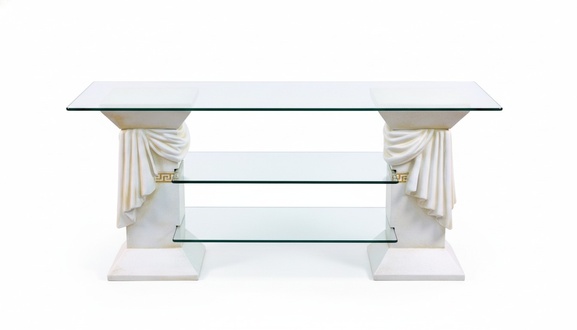 Design Display Case Shelf Glass Column Cabinet Showcases Shelves Cupboard Living Room 1861