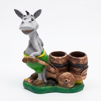 Design donkey figure statue sculpture figures sculptures decoration decoration 50 x 45cm