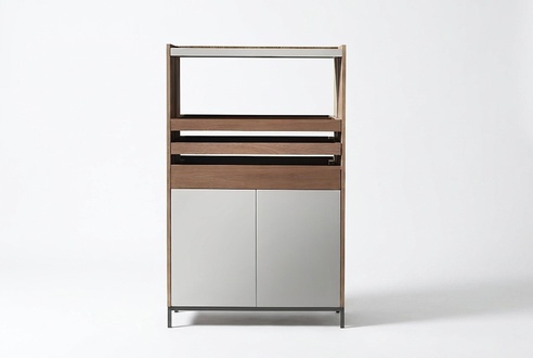 Design Dresser Side Lowboard Cabinet Shelf Luxury Illuminated Living Room