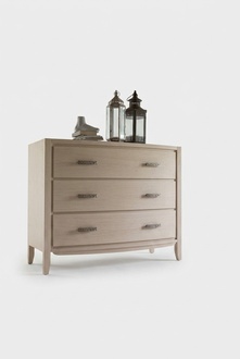 Design Chest of Drawers Wooden Cabinet Chests Beige Italian Furniture Console