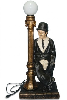 Light decor figure designed as flap across the lamp 83cm