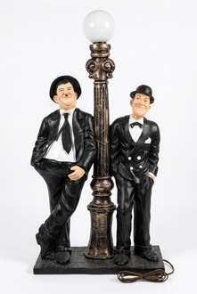 Original colored light designed as flip & flam with a lamp figure 110cm