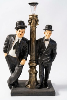 Light of flip & flap figures lamp post decorative sculpture 80cm