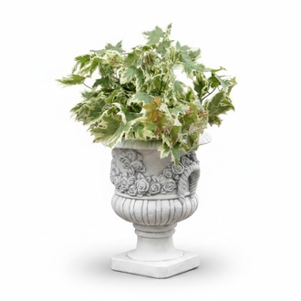 Design Flower Pot Top Planter Vessel Pots Figure Face Sculpture S104059