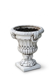 Design Flower Pot Top Planter Vessel Pots Figure Face Sculpture S104031