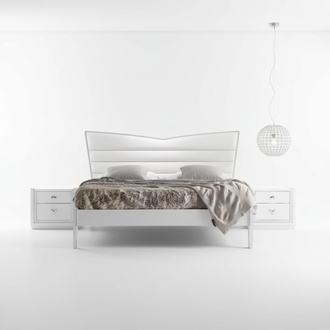 Design Furniture Bed 2x Bedside Tables 3 pcs Bedroom Set Luxury Beds New