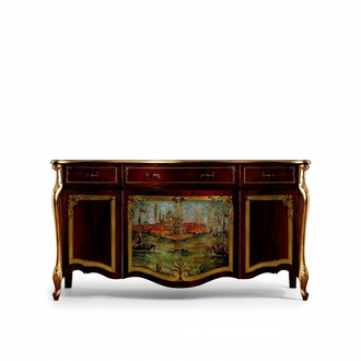 Design furniture luxury baroque buffet chest of drawers sideboard xxl design Italian chests of drawers new