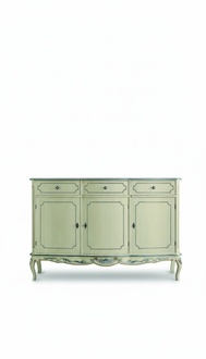 Design Furniture Style Classic Dresser White Sideboard Wood Italian Furniture New