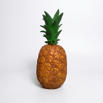 Original colored decorative sculpture designed as an pineapple 65cm