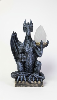 Design Gothic style sitting dragon figure style table lamp, model - P6821 55cm