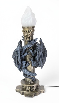Design Gothic Floor Lamp Stand Light Fixtures Dragon Lamps Table Lamp