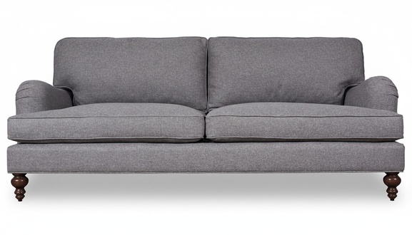 Design blue sofa 3 seater Chesterfield fabric couch upholstery sofas textile couches
