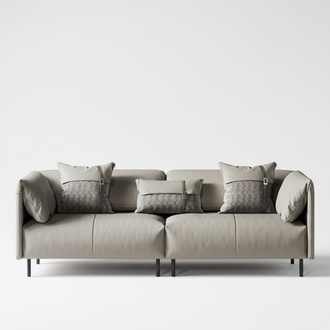 Design Italian furniture big xxl 3 seater couch leather sofa couches luxury