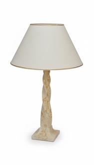 Design antique roman column style antique/stucco table lamp XXL 72cm high