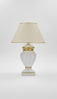 Design classic antique style made of stucco/acrylic table lamp XXL 58cm