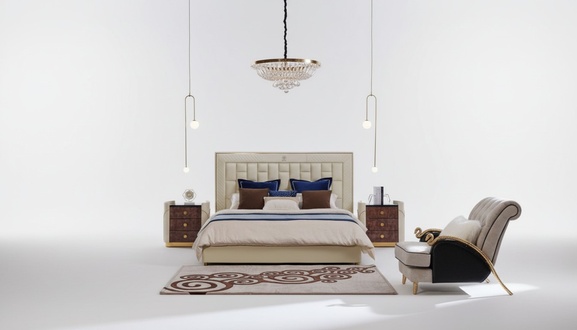 Design Leather Bed Luxury Upholstery Beds Double Modern Marriage 180x200 Modern New