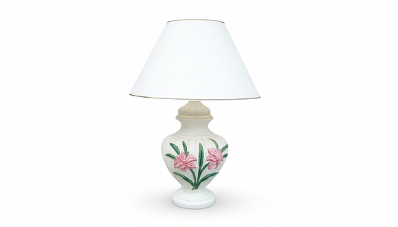 Design classic style made of stucco/acrylic material table lamp with flower picture 6815
