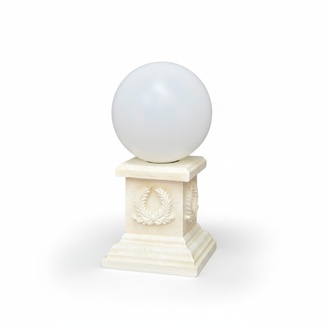 Antique roman column design shade table lamp made of acrylic material, model - 6942
