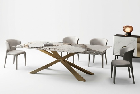 Design living tables dining room 180x90cm furniture table dining table stainless steel x legs