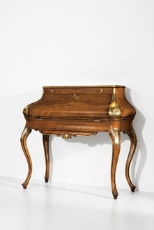 Design Luxury Brown Console Table Bedroom Furniture Dressing Table Wood
